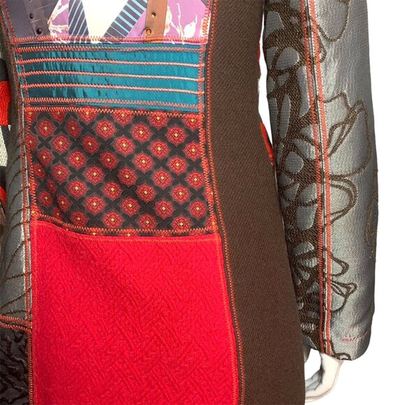 DESIGUAL Patchwork Geisha Coat - Picture 8 of 12